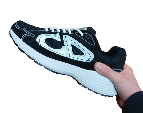 Diors B30s Trainers Black and White