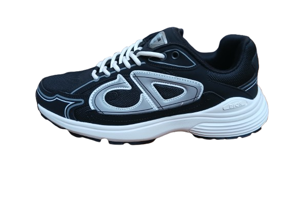 Diors B30s Trainers Black and White